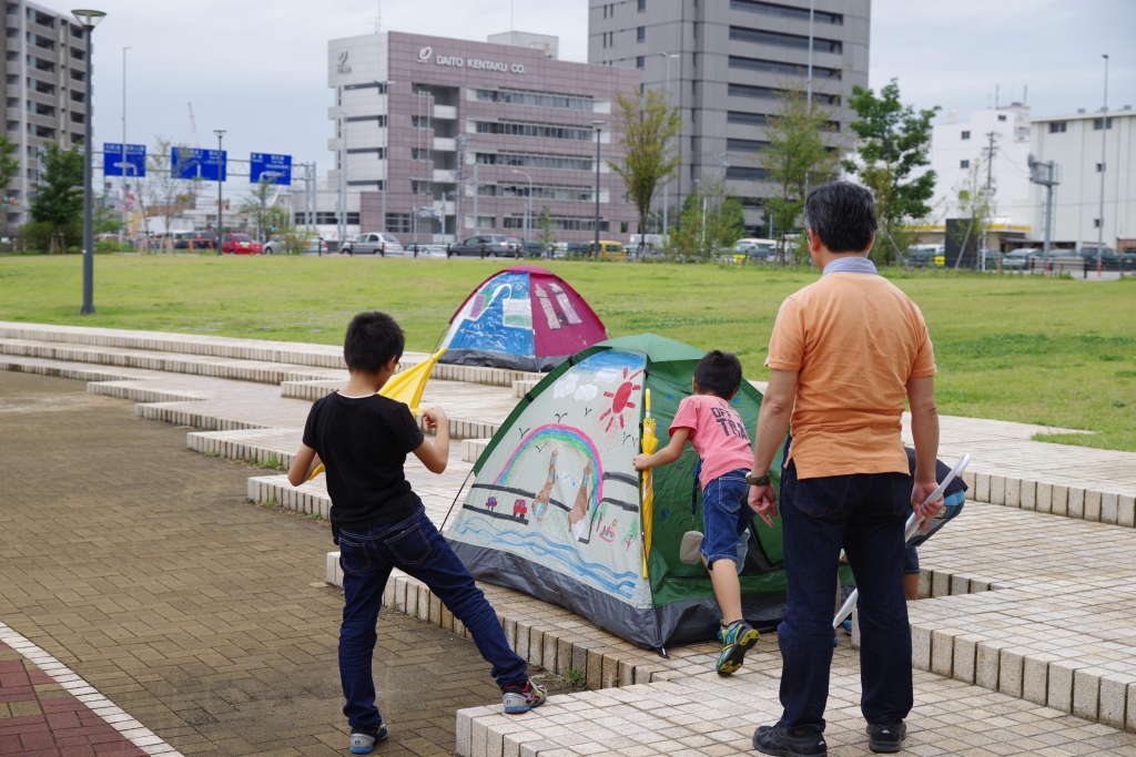 野外インスタレーション展示