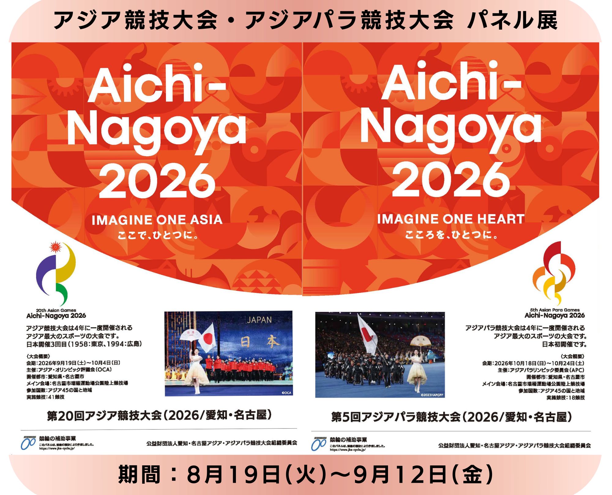 アジア競技大会・アジアパラ競技大会 パネル展